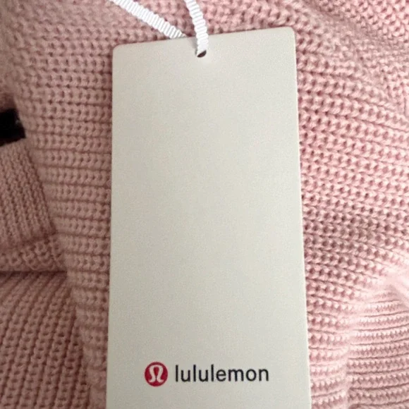 LULULEMON Pink Merino Wool Pullover Sweater Size 14 NWT - Picture 6 of 8